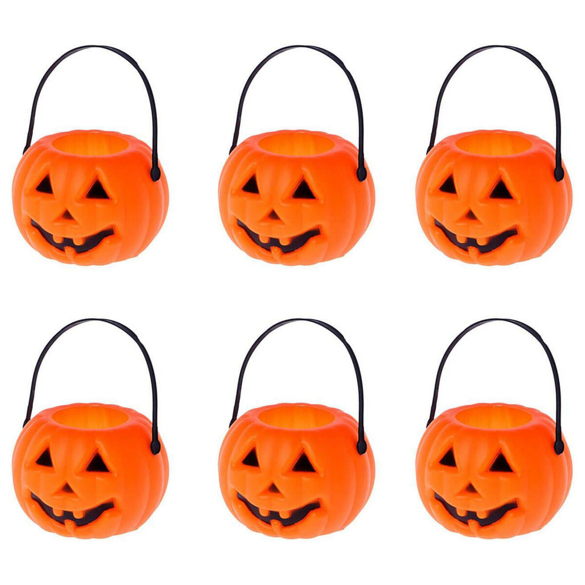 🎃 Set 6 Secchielli Zucca Halloween 🎃